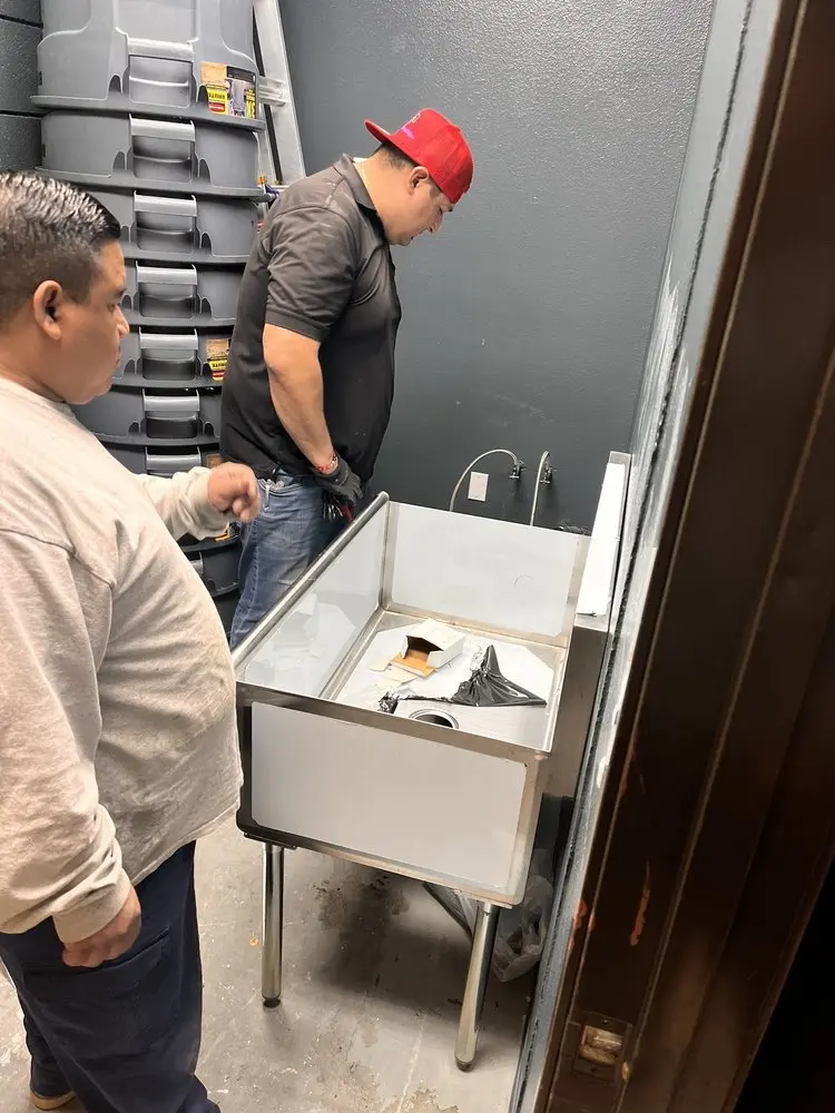 Commercial plumbing and sink installation in Idol Park